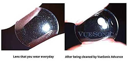 VueSonic control panel displaying cleaning status