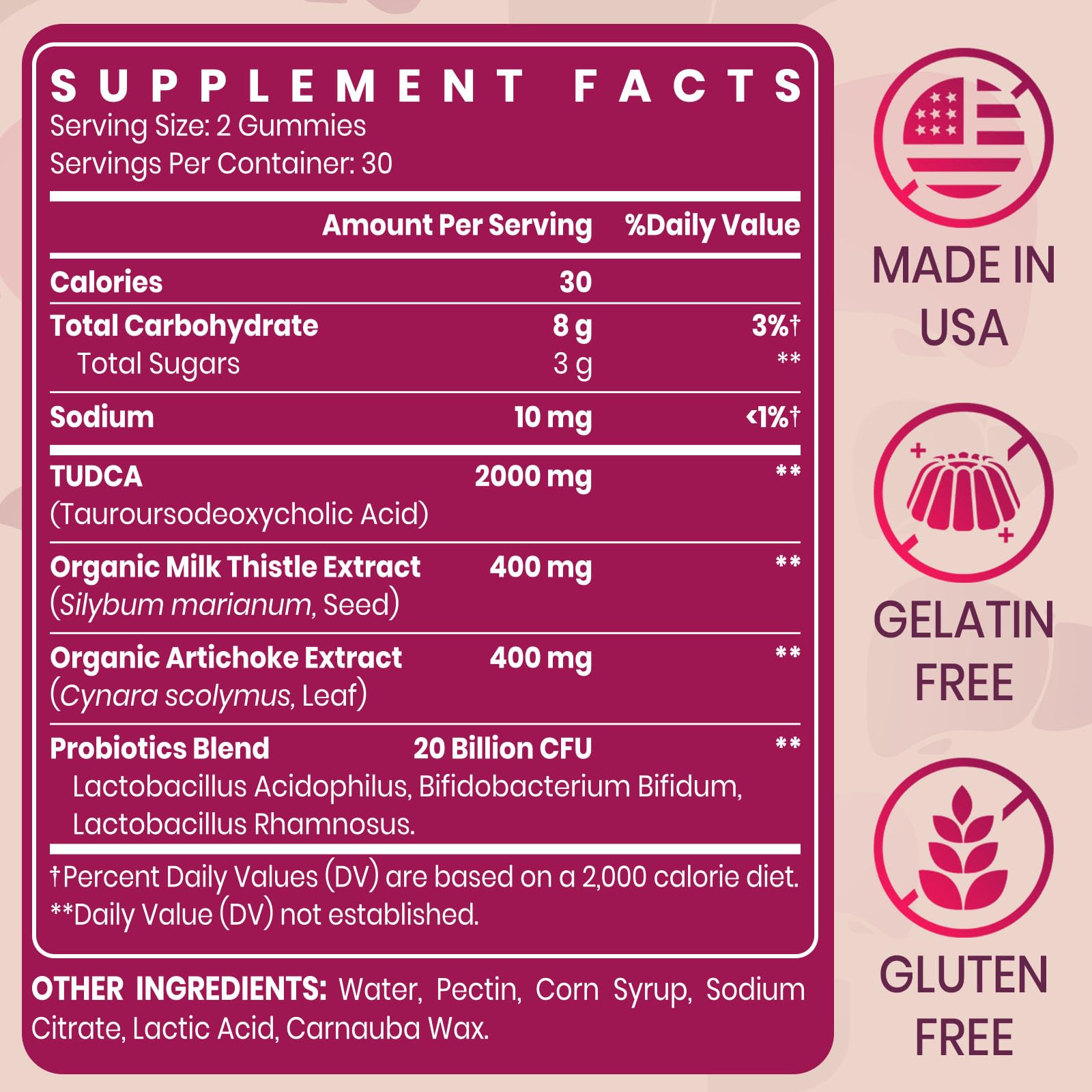Vylarithonixa Gummies bottle showing 30 servings