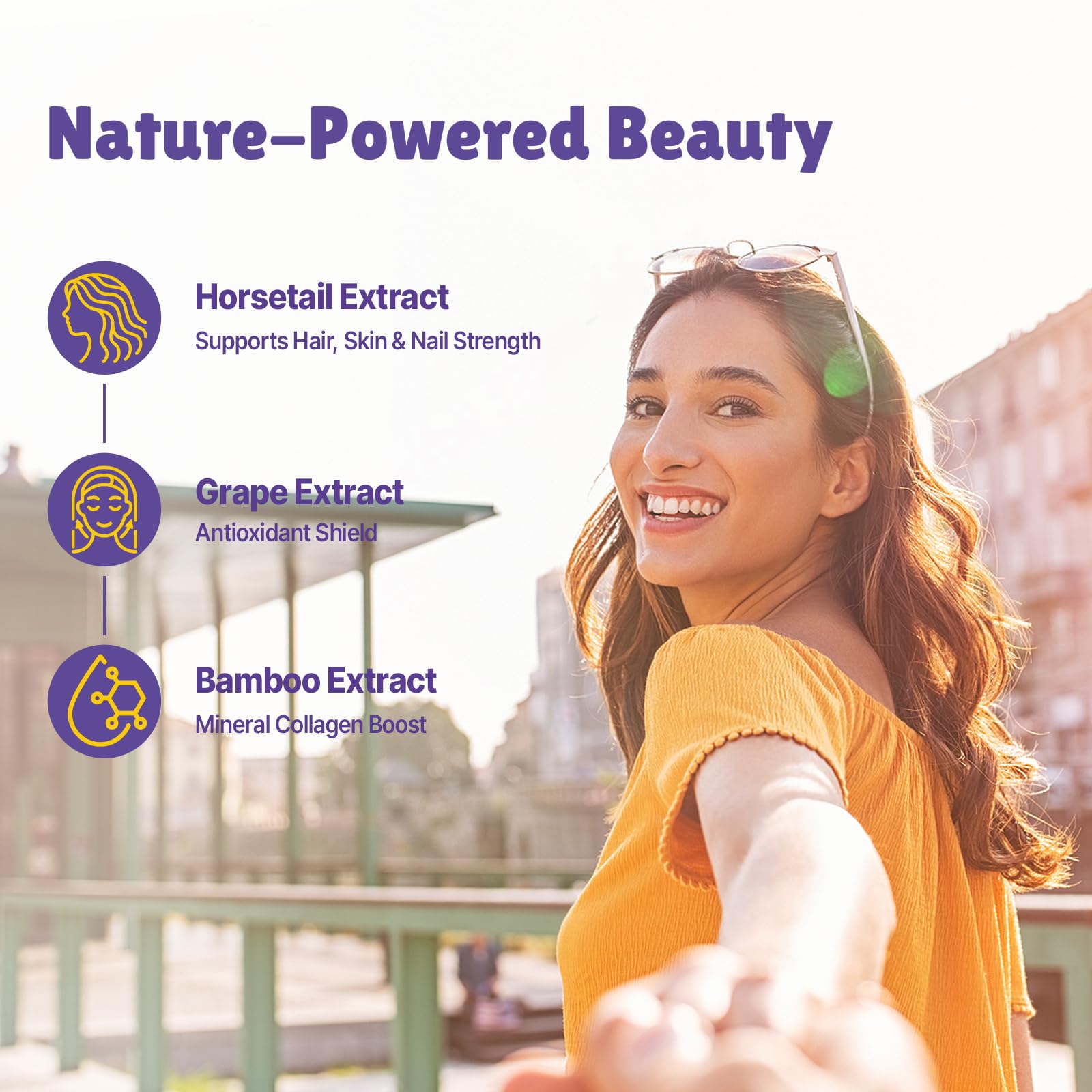 Vitamin supplements concept image with vitamins and botanicals