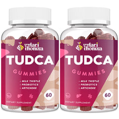 Vylarithonixa Premium TUDCA Gummy bottle on a white background