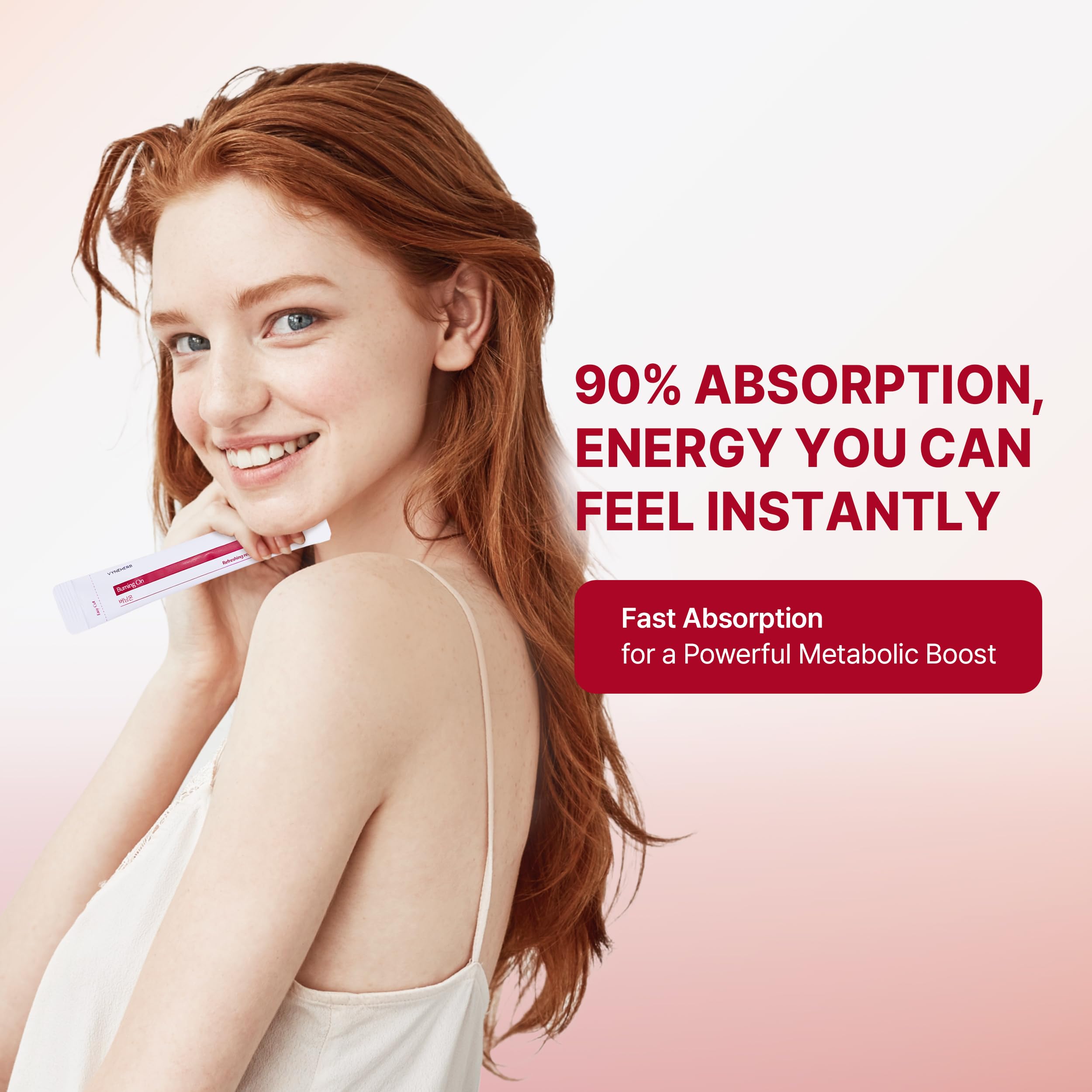 VYNEHERB Burning On tub with scoop enables easy daily serving.