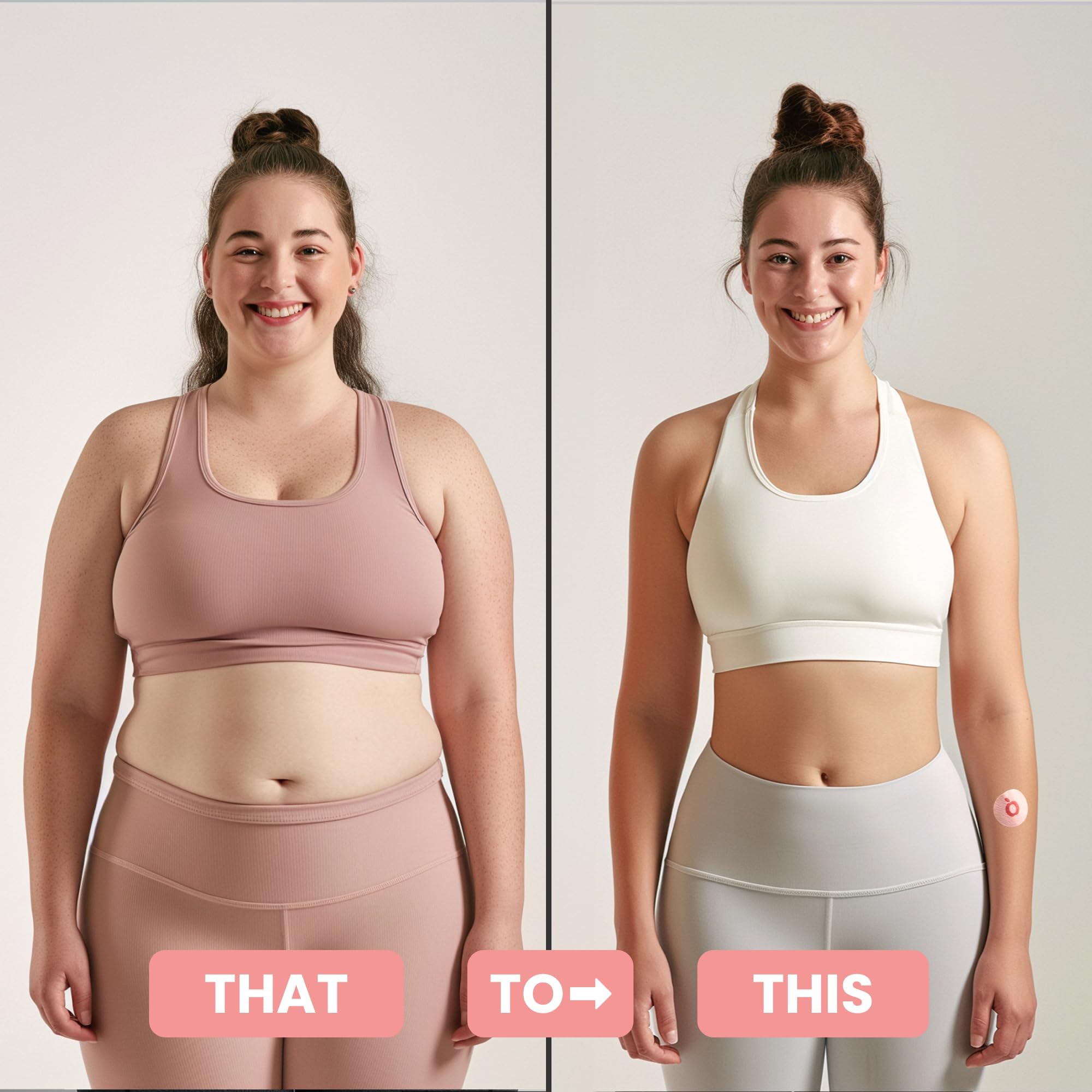 GLP1 patch with 10x strength label