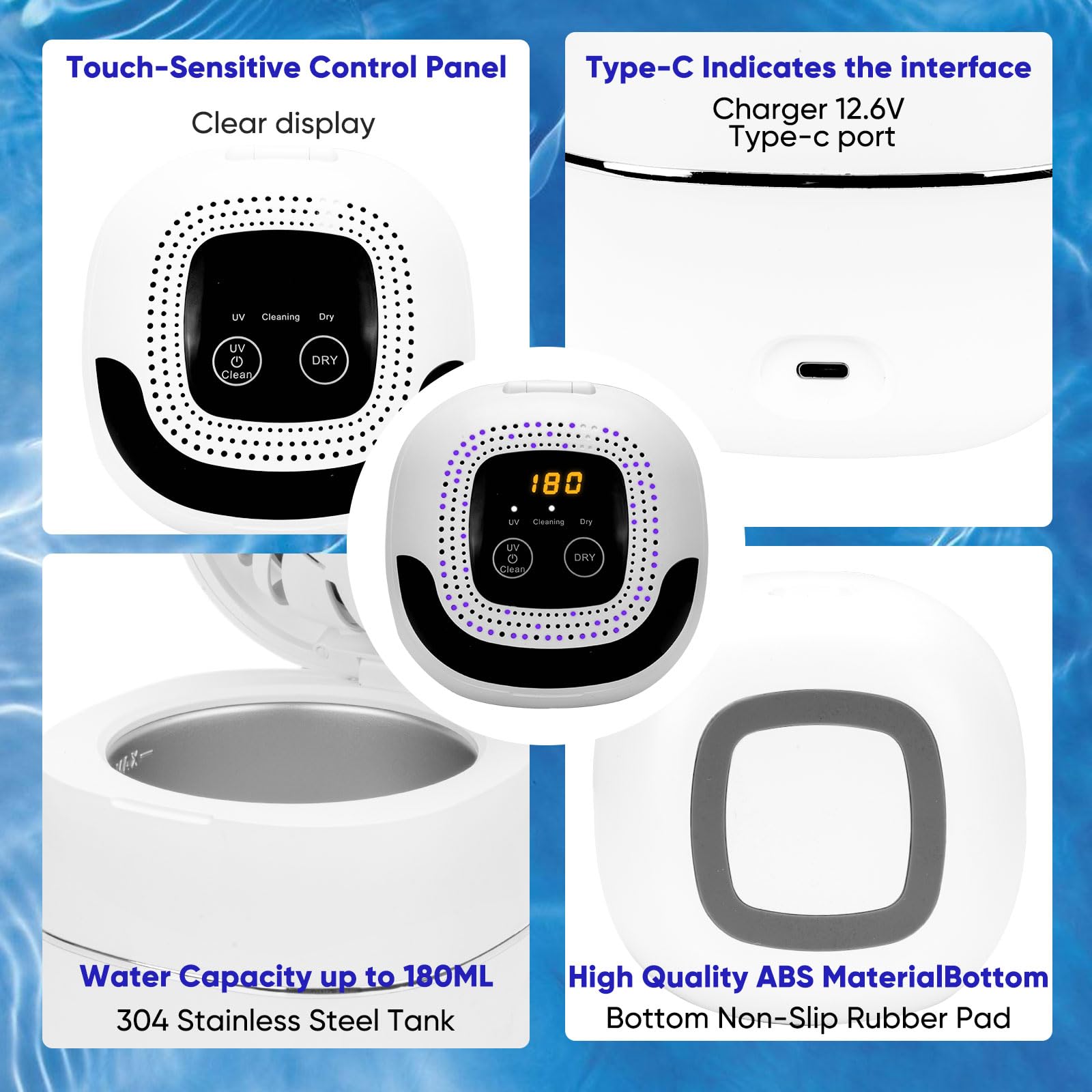 Compact, portable design suitable for travel