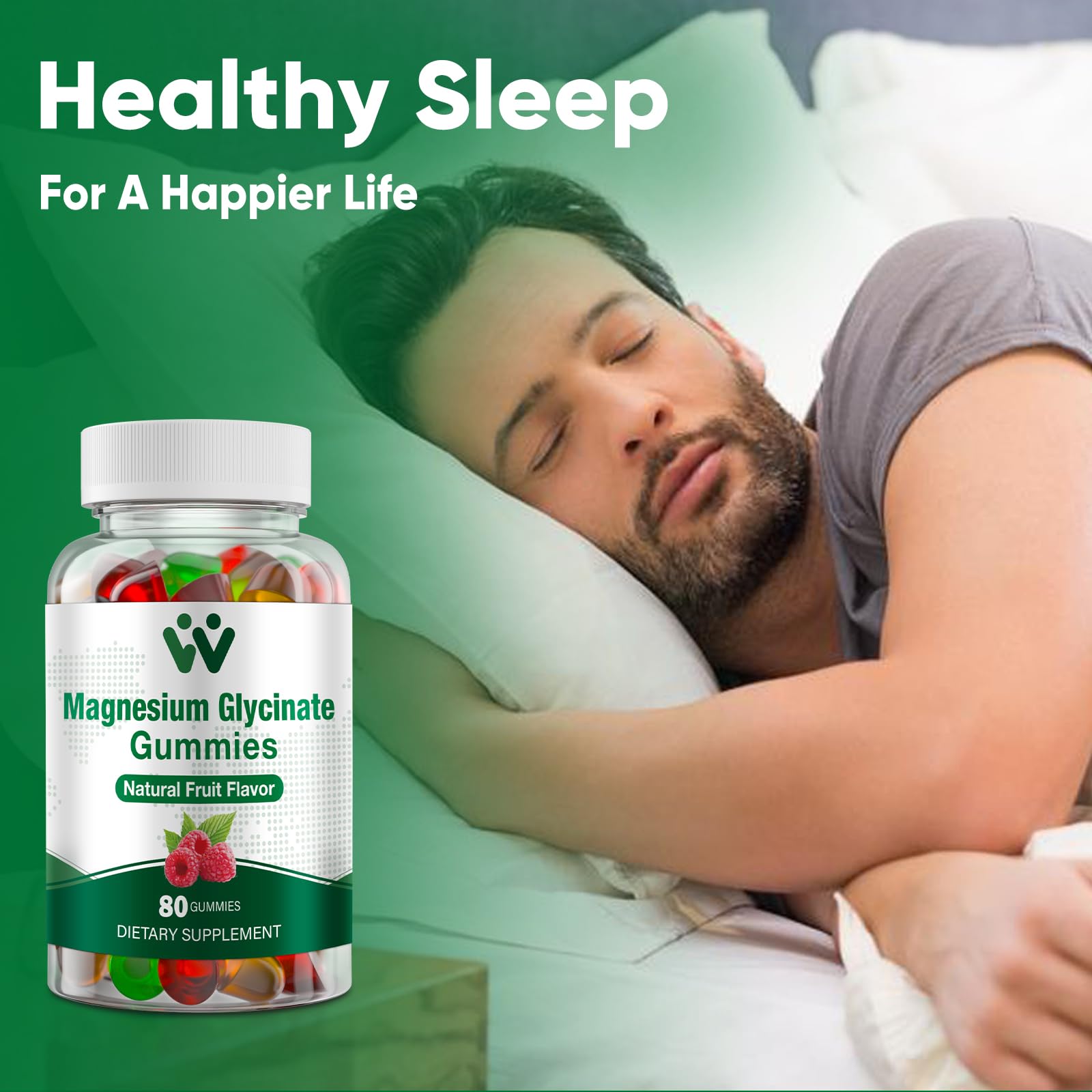 Gummies and mixed fruit flavors spilling from bottle