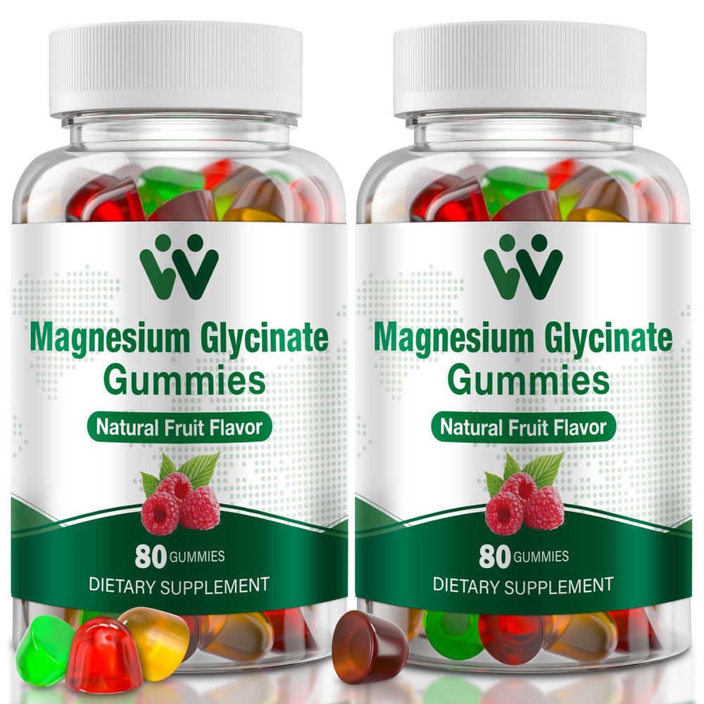 Front view of WACHRAY Magnesium Glycinate Gummies bottle