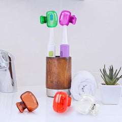 Waenerec toothbrush head cover cap in brown