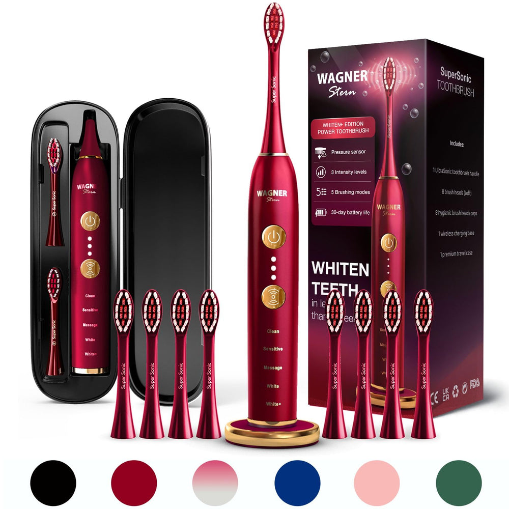 Front view of Wagner Stern WT8900 Series electric toothbrush