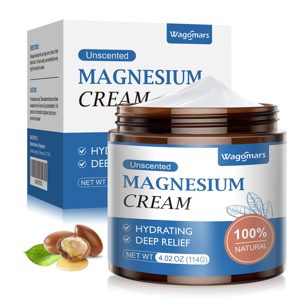 Wagomars Magnesium Cream for Sleep bottle - unscented, 120ml