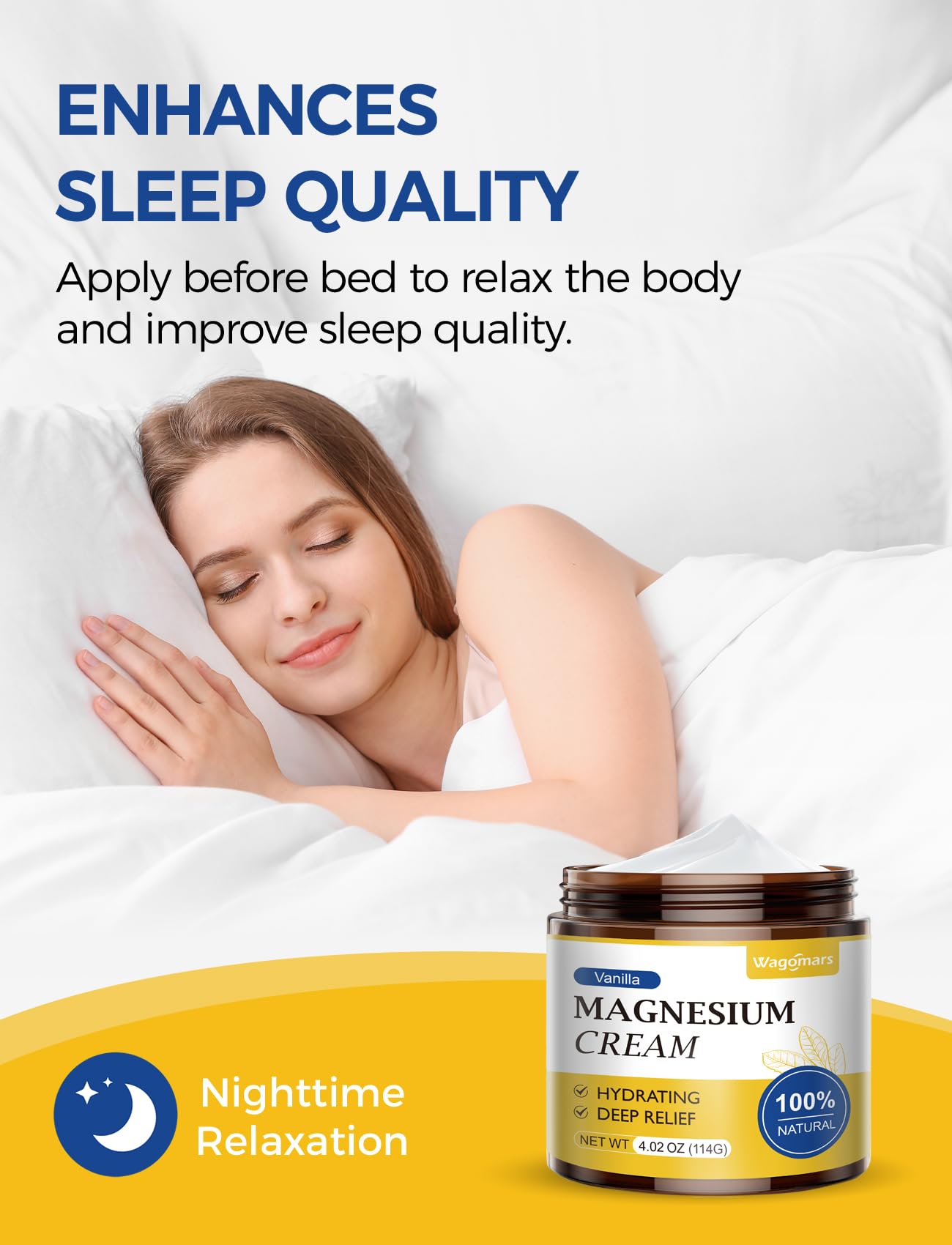 Close-up of magnesium cream texture