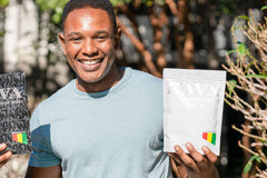 Traditional grind process of Kava Lawena powder