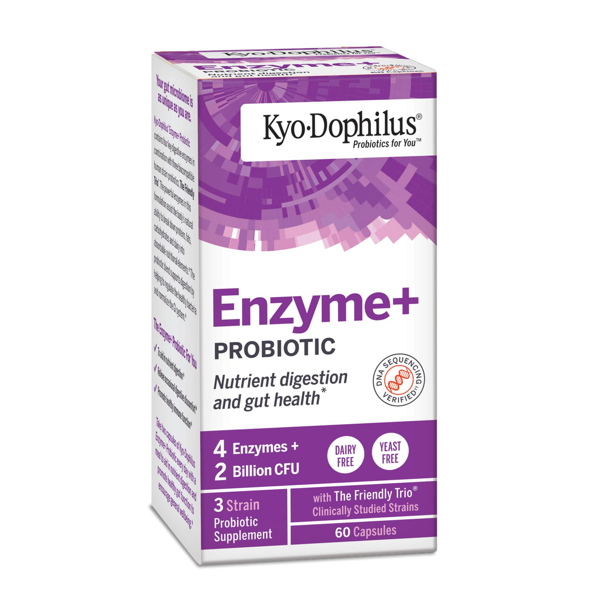 Wakunaga Kyolic Kyo-Dophilus with Enzymes heat-stable probiotic bottle