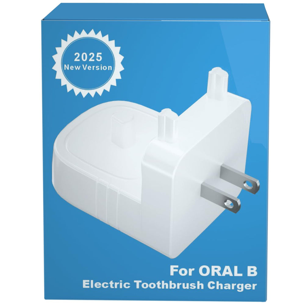 Wall-mounted white Oral-B charger base