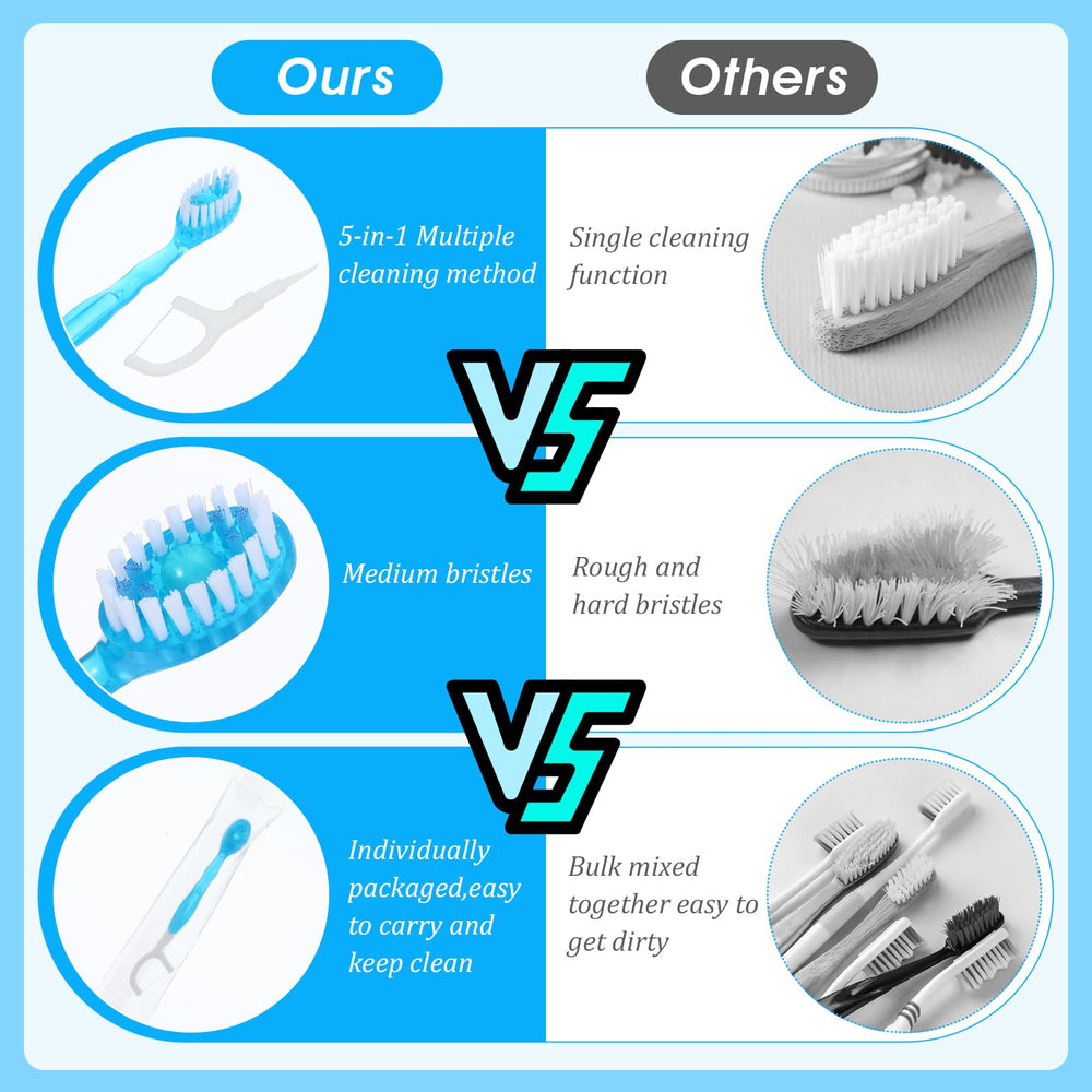 Mint freshening bead feature on the bristle area