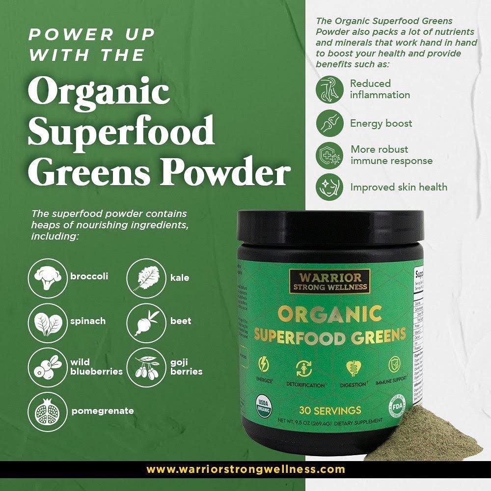 Active person drinking greens powder shake after workout
