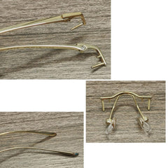 Flat washers and hex nuts for eyewear frames