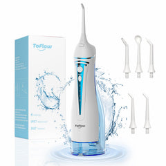 ToFlow water dental flosser handheld with 4 modes