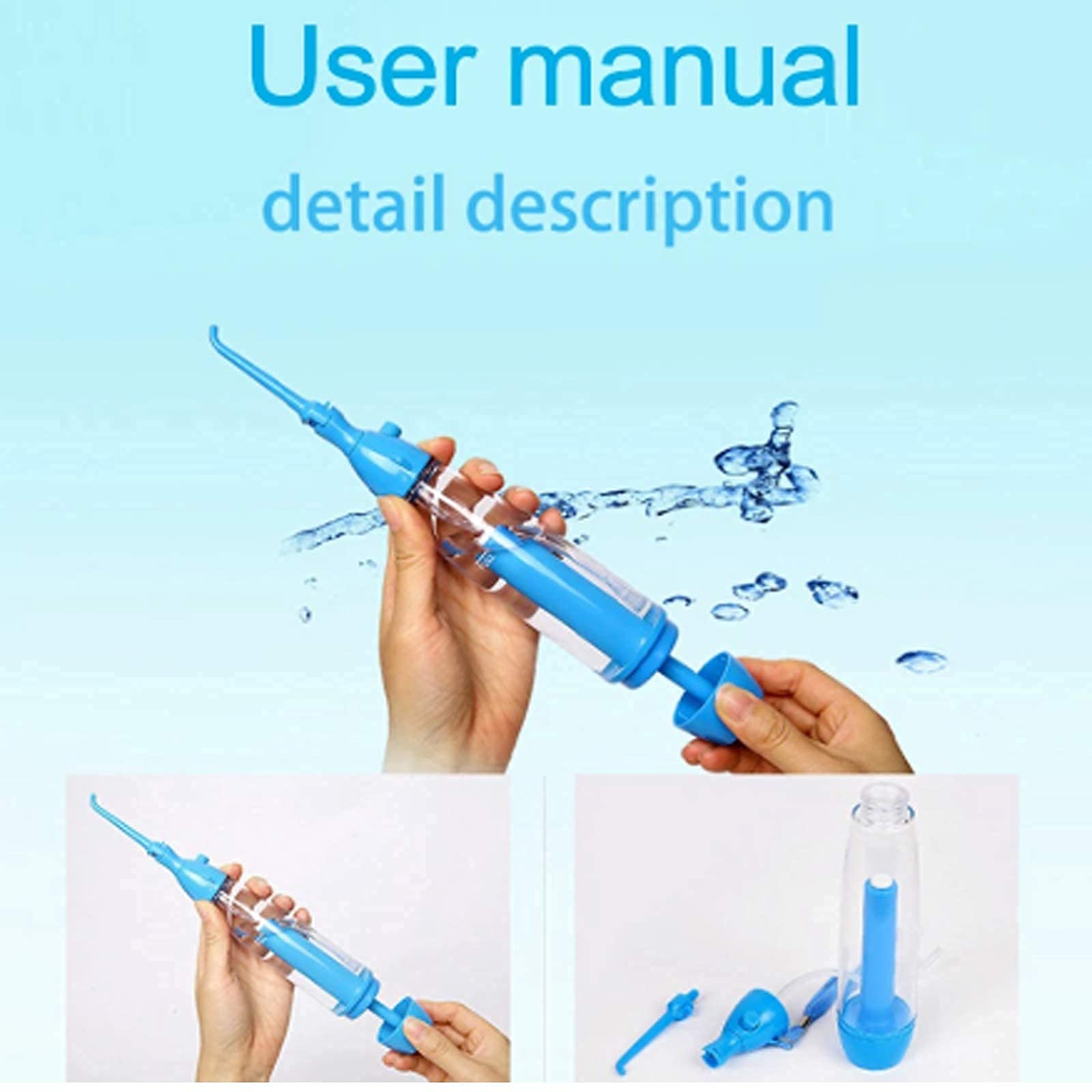 Flosser used around braces and implants