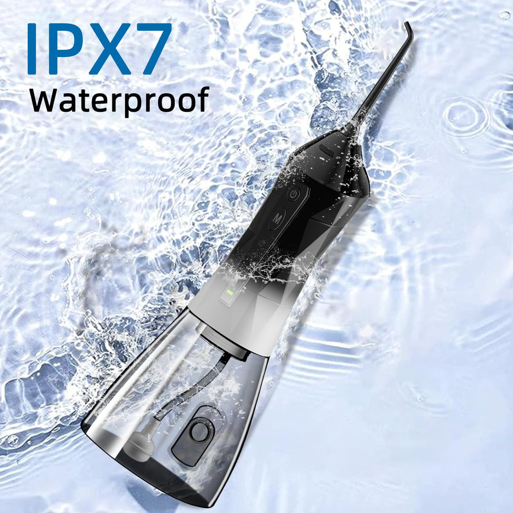 Travel bag included with the water flosser