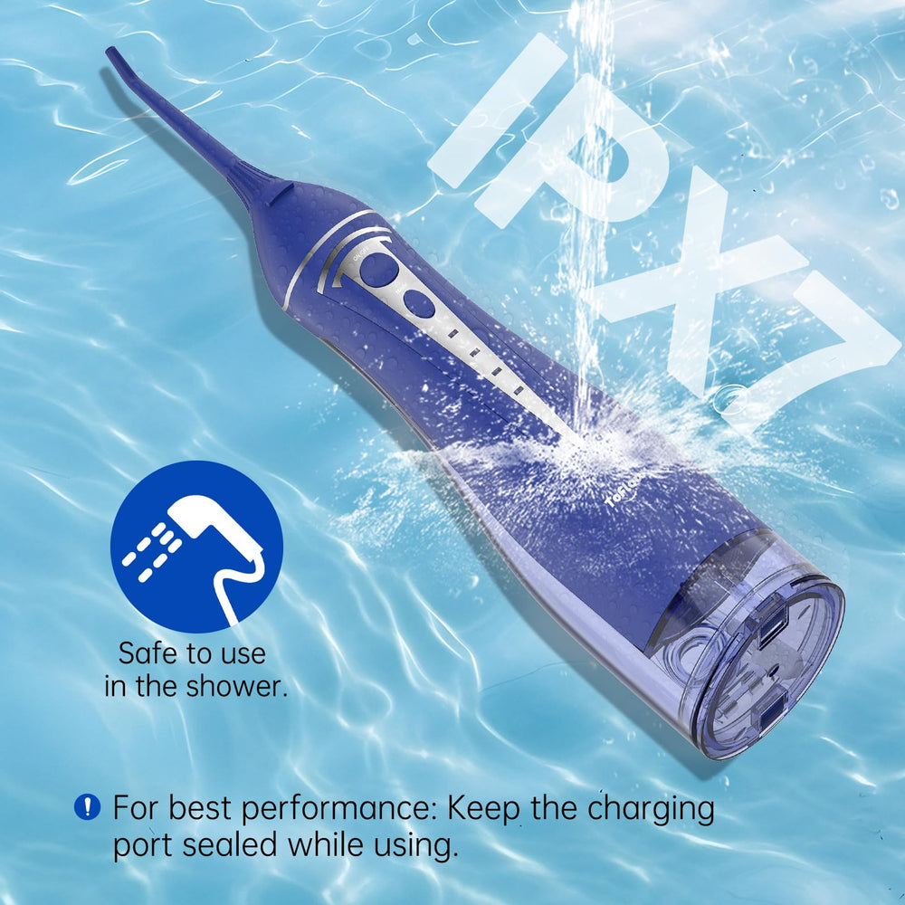 Travel-ready packaging and case with the flosser