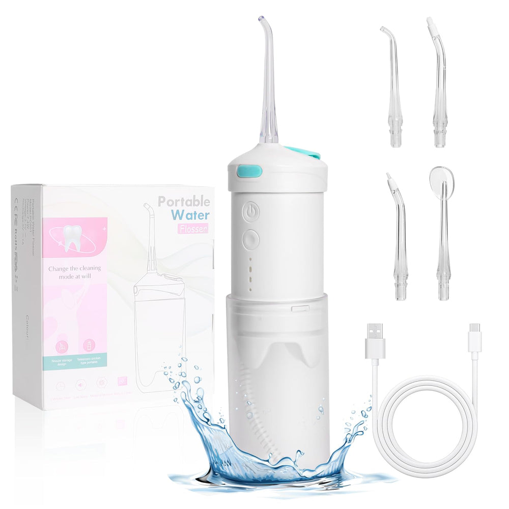 Front view of Water Dental Flosser with 4 nozzles