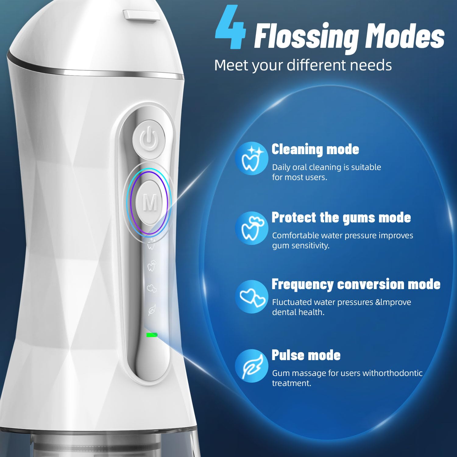 Multifunction nozzle heads set for Water Flosser