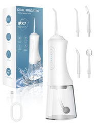 Water Dental Flosser Pearl White front view