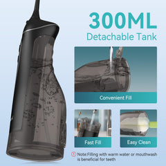 High-pressure water pulses up to 1800 per minute