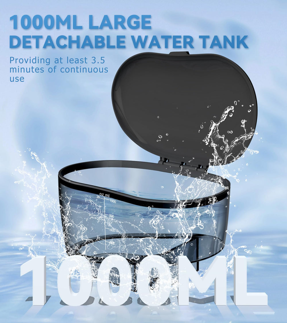 Handheld wand with adjustable water pressure control