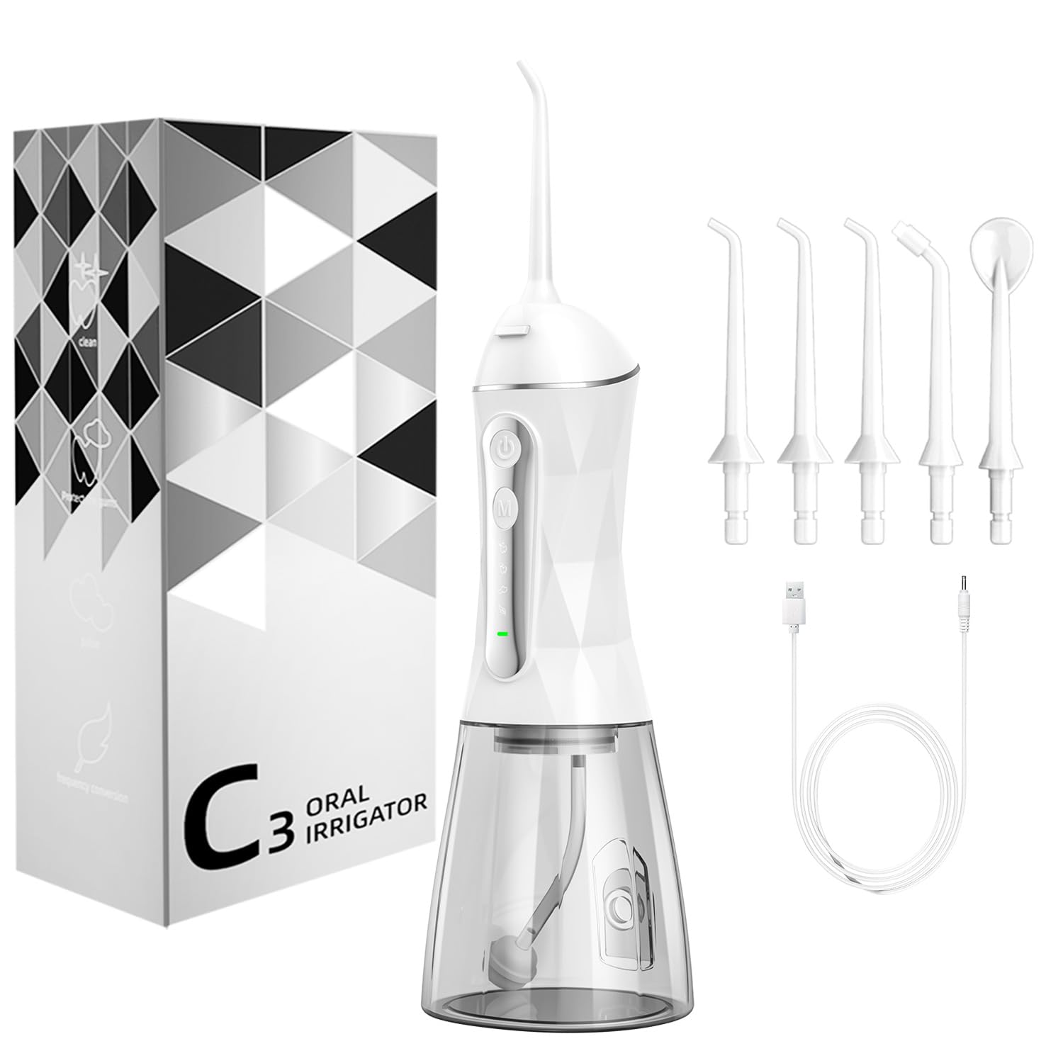White Water Dental Flosser front view