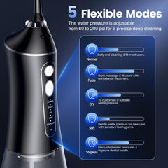 0.6mm pulse spout for deep cleaning