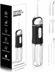 MAKJUNS Water Flosser Premium Black front view