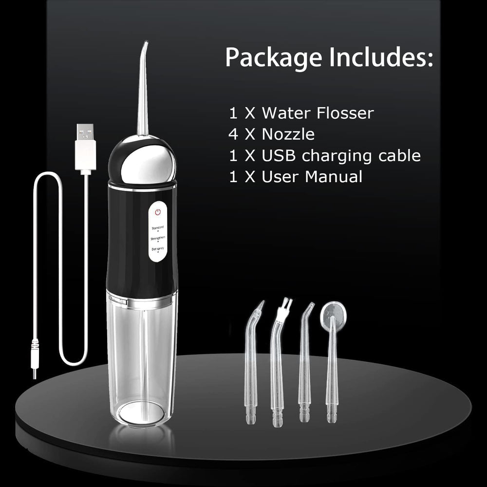 Packaging with four tips for MAKJUNS Water Flosser