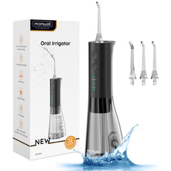 Front view of Mornwell Water Flosser with 300ml tank