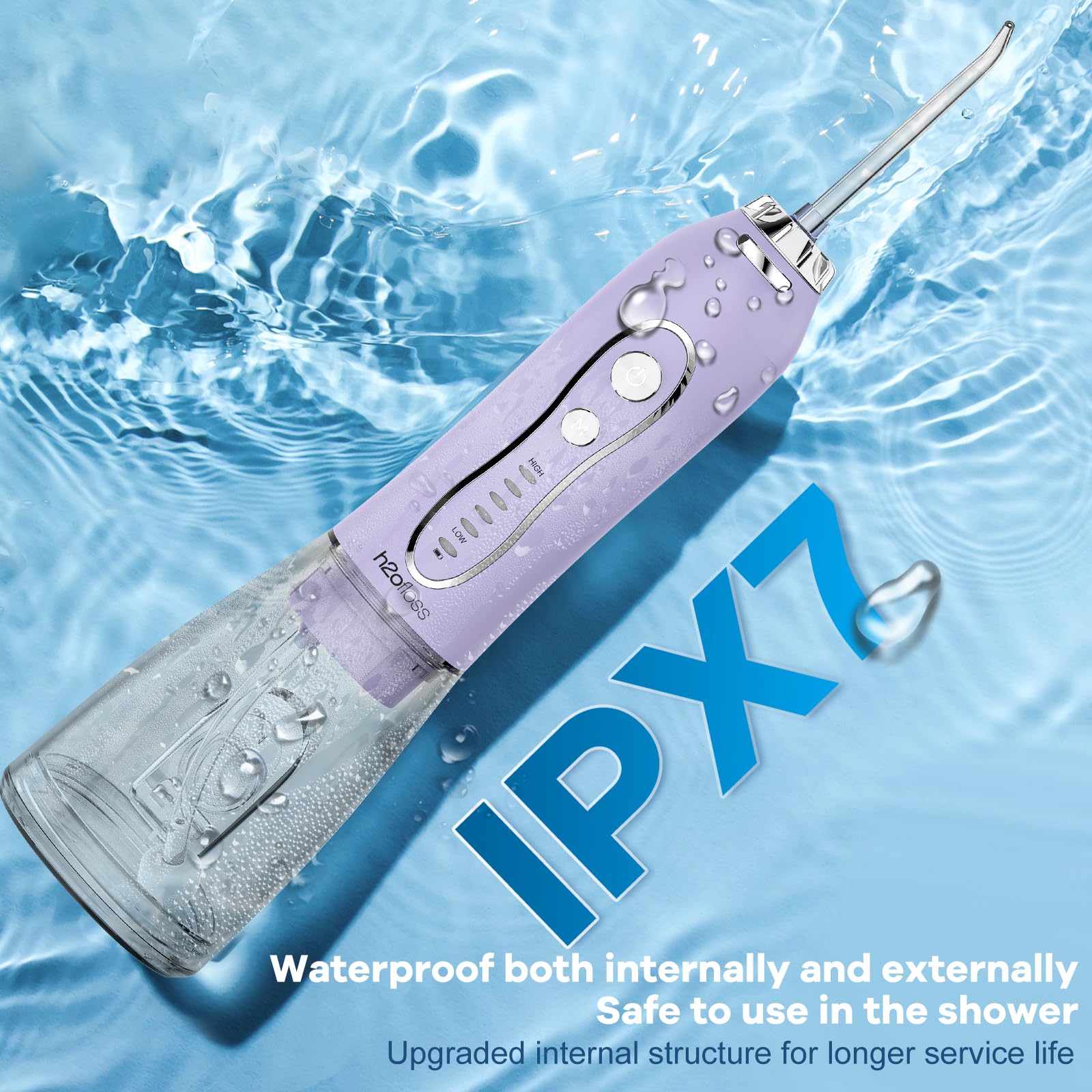 IPX7 waterproof design icon and device