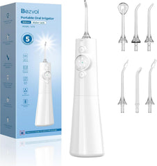 Bezvoi Water Flosser LED display with 5 modes (Y215 White)