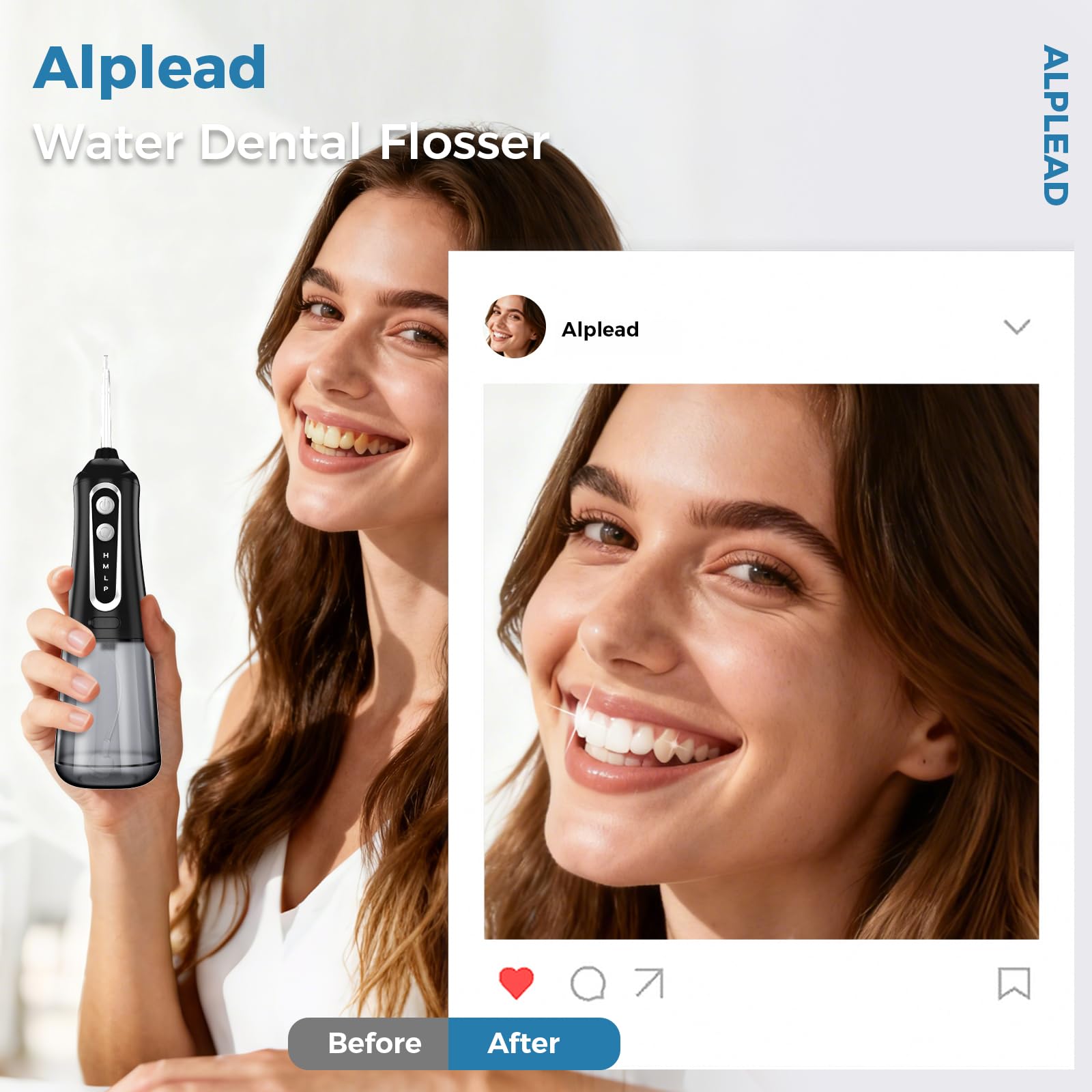 Four nozzle tips included with the flosser
