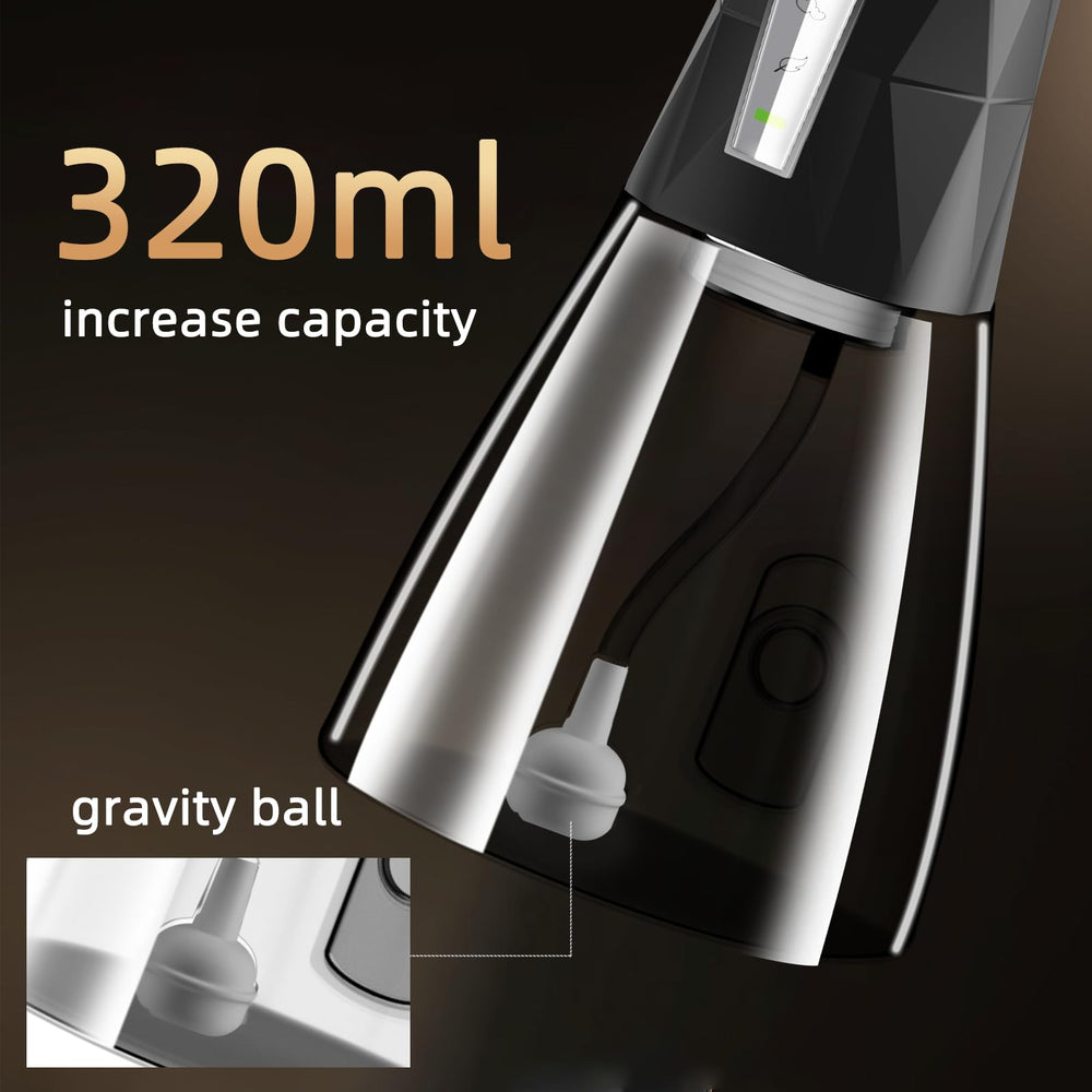 Black packaging of Water Flosser