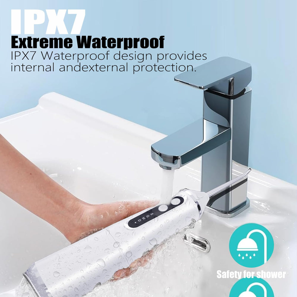 Rechargeable water flosser with USB charging