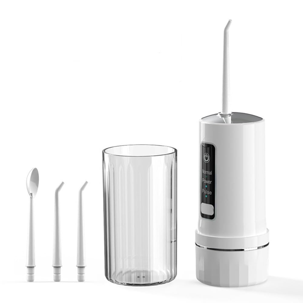 Front view of RESOME Water Flosser in white