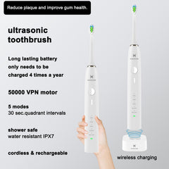 Travel case included for portable oral care kit