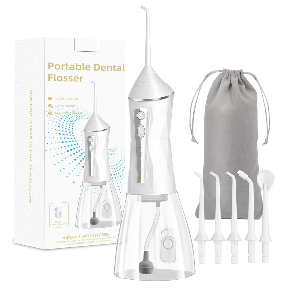 Water flosser white front view