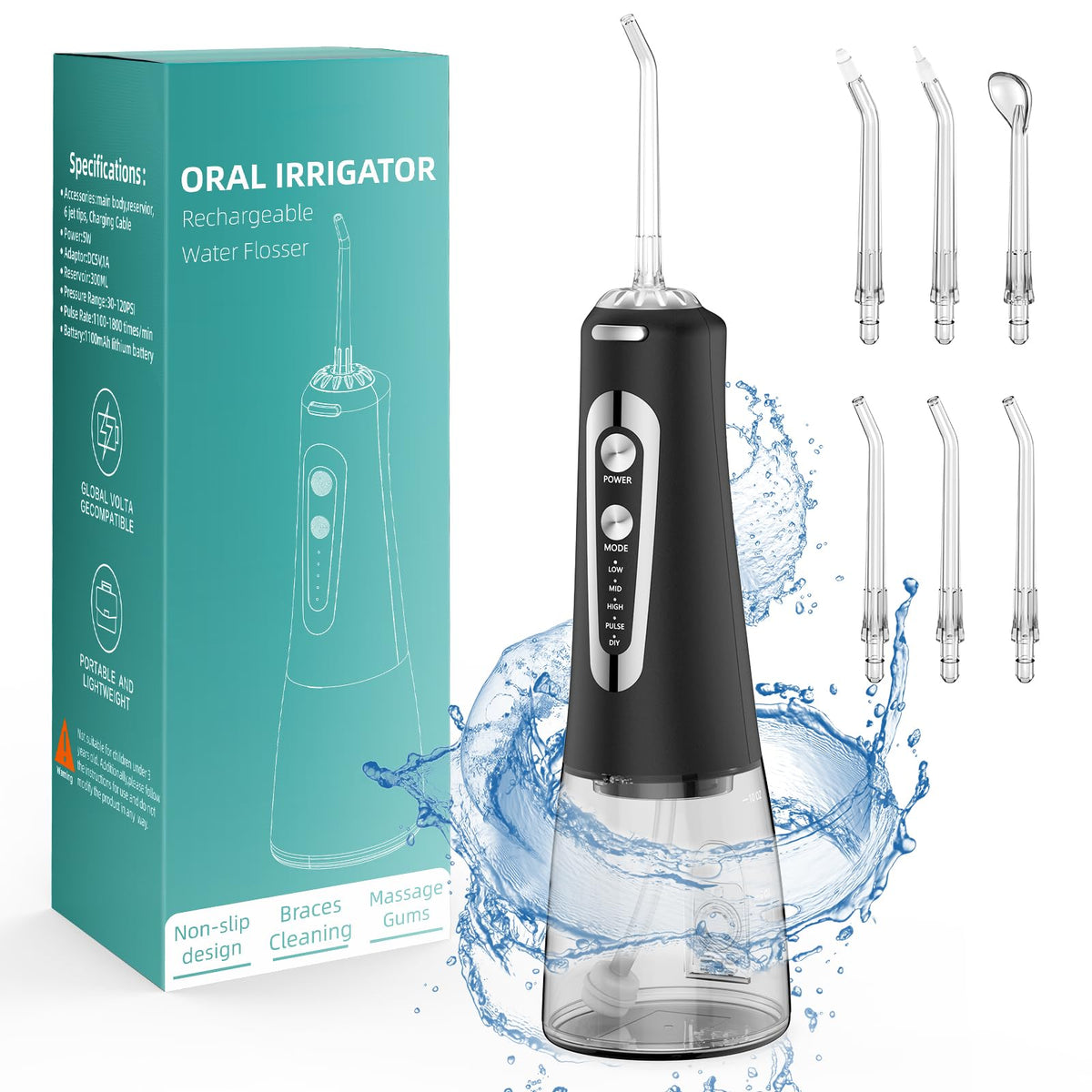Water Flosser Black main image