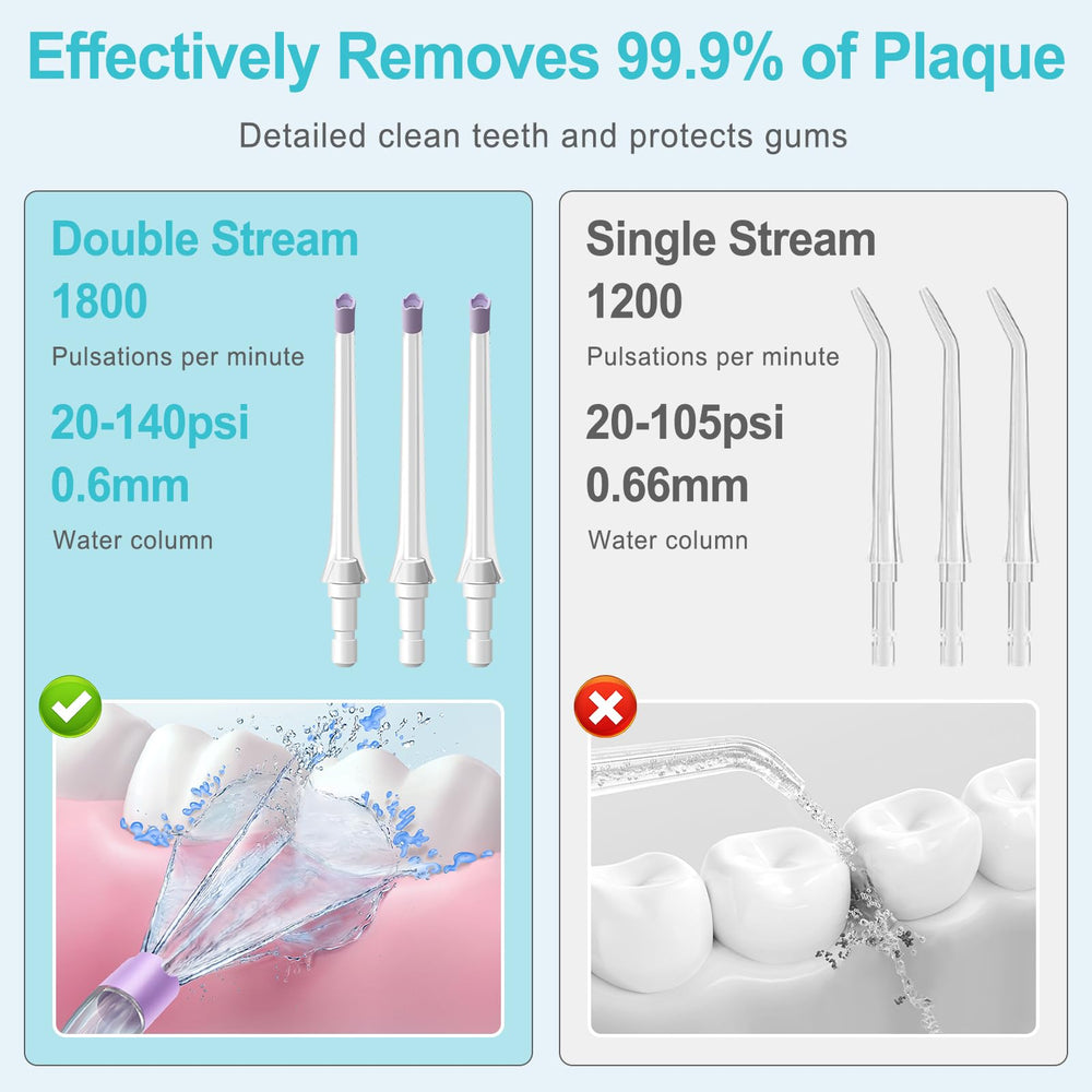 3-pack replacement nozzles for Philips Sonicare Power Flosser
