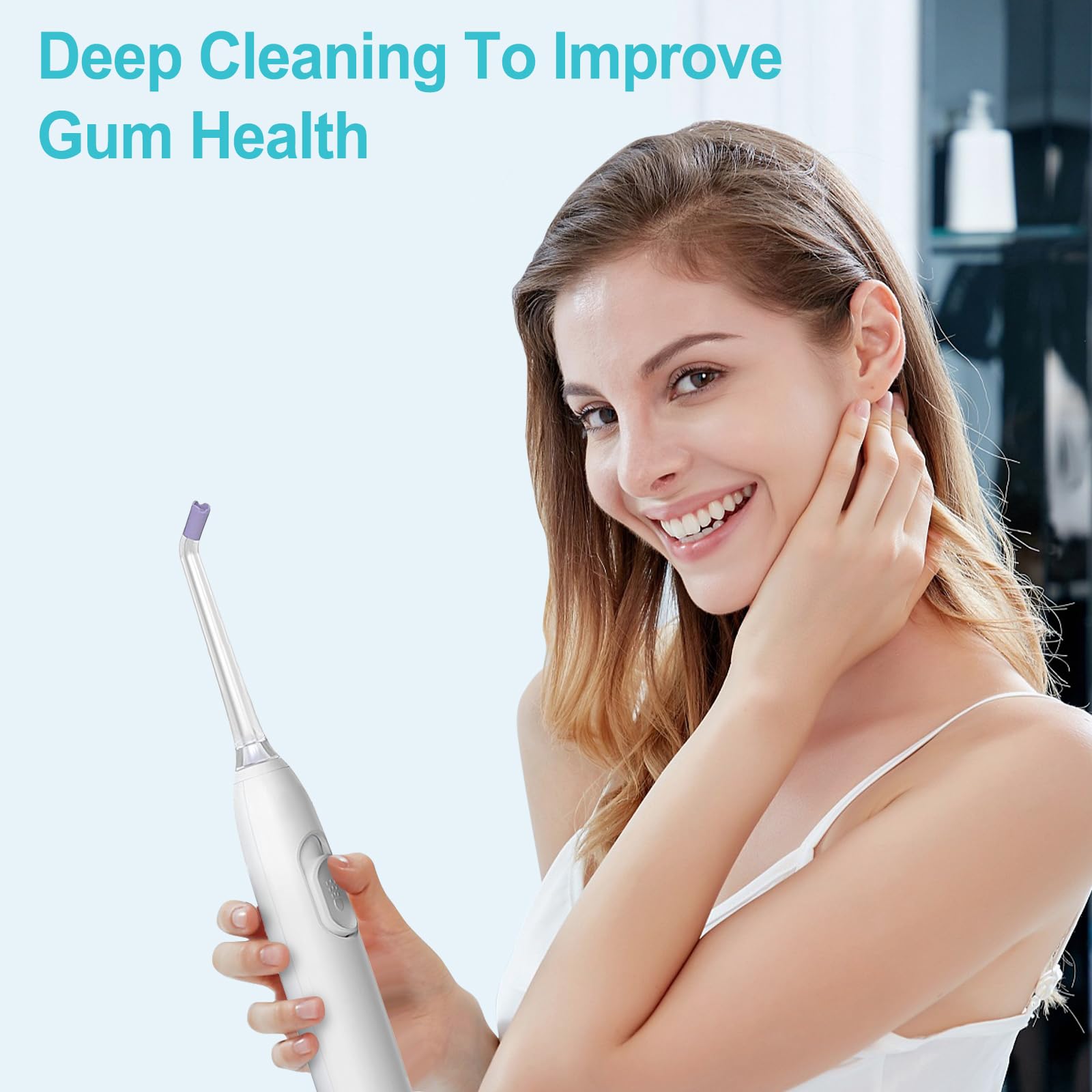 Compatible water flossing nozzle tips for Philips Sonicare Power Flosser