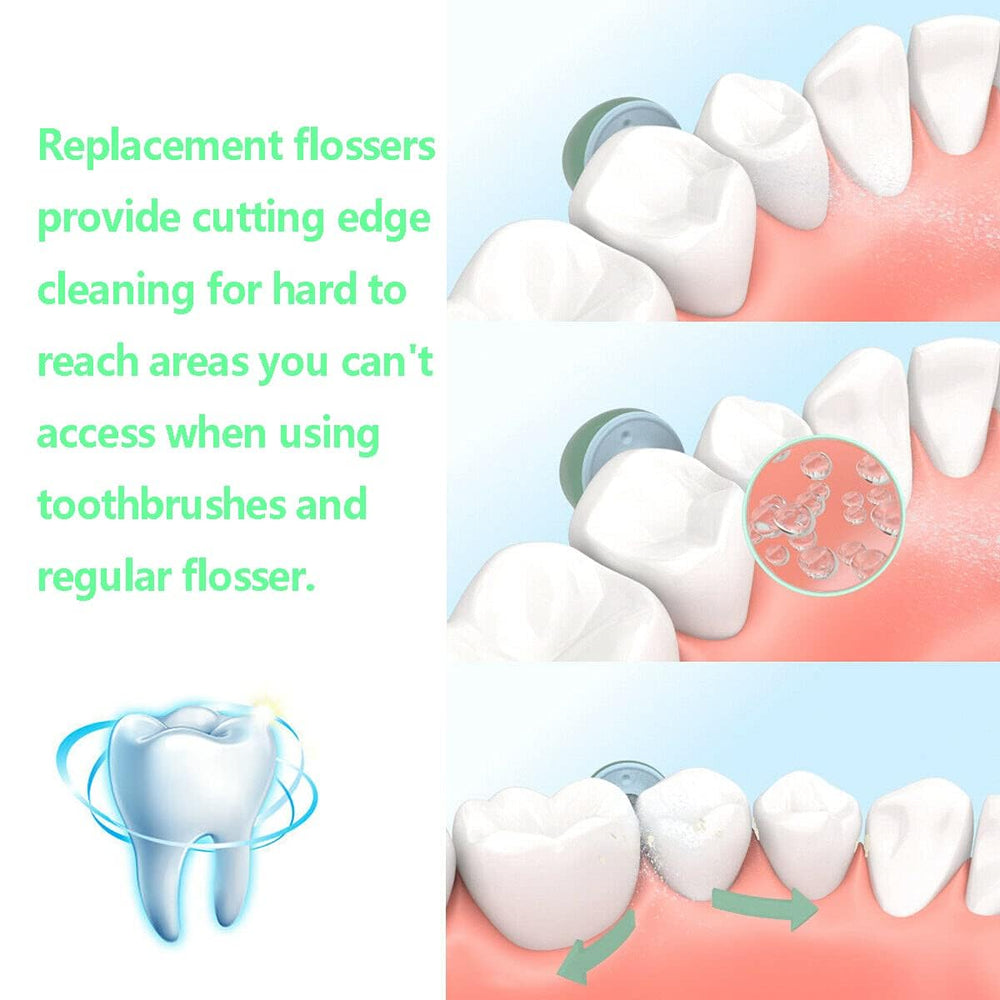 Water or mouthwash compatible AirFloss nozzle replacement