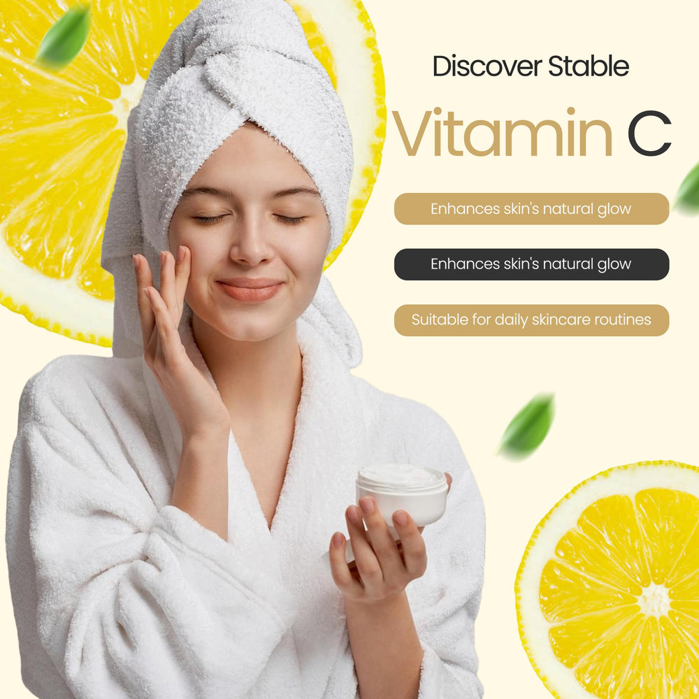 Water-soluble vitamin C illustration