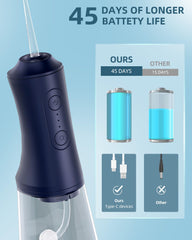Water Dental Flosser Midnight Blue 300ml water tank