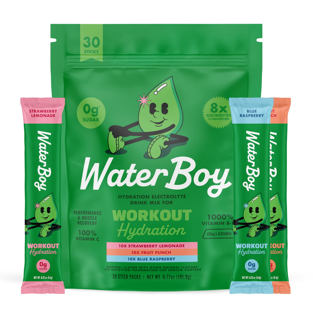 Waterboy hydration powder sachet front view