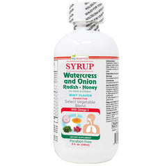 Omega-3 enriched honey syrup packaging – 8 oz