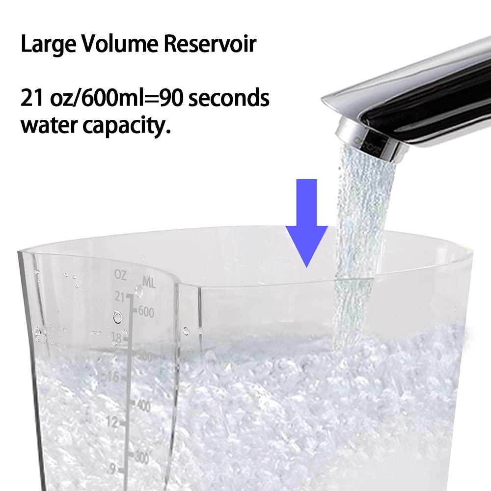 Replacement reservoir and valve components for Aquarius Waterflosser